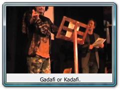 Gadafi or Kadafi.